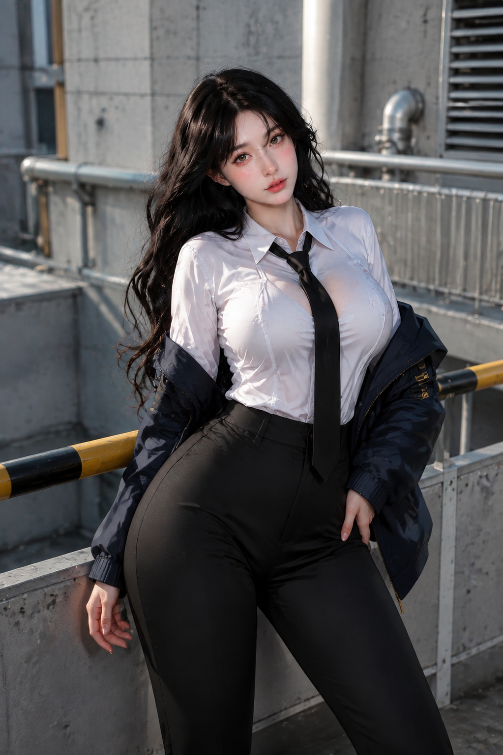 **图一是真实人类主体，图二是动漫角色服装参考。…