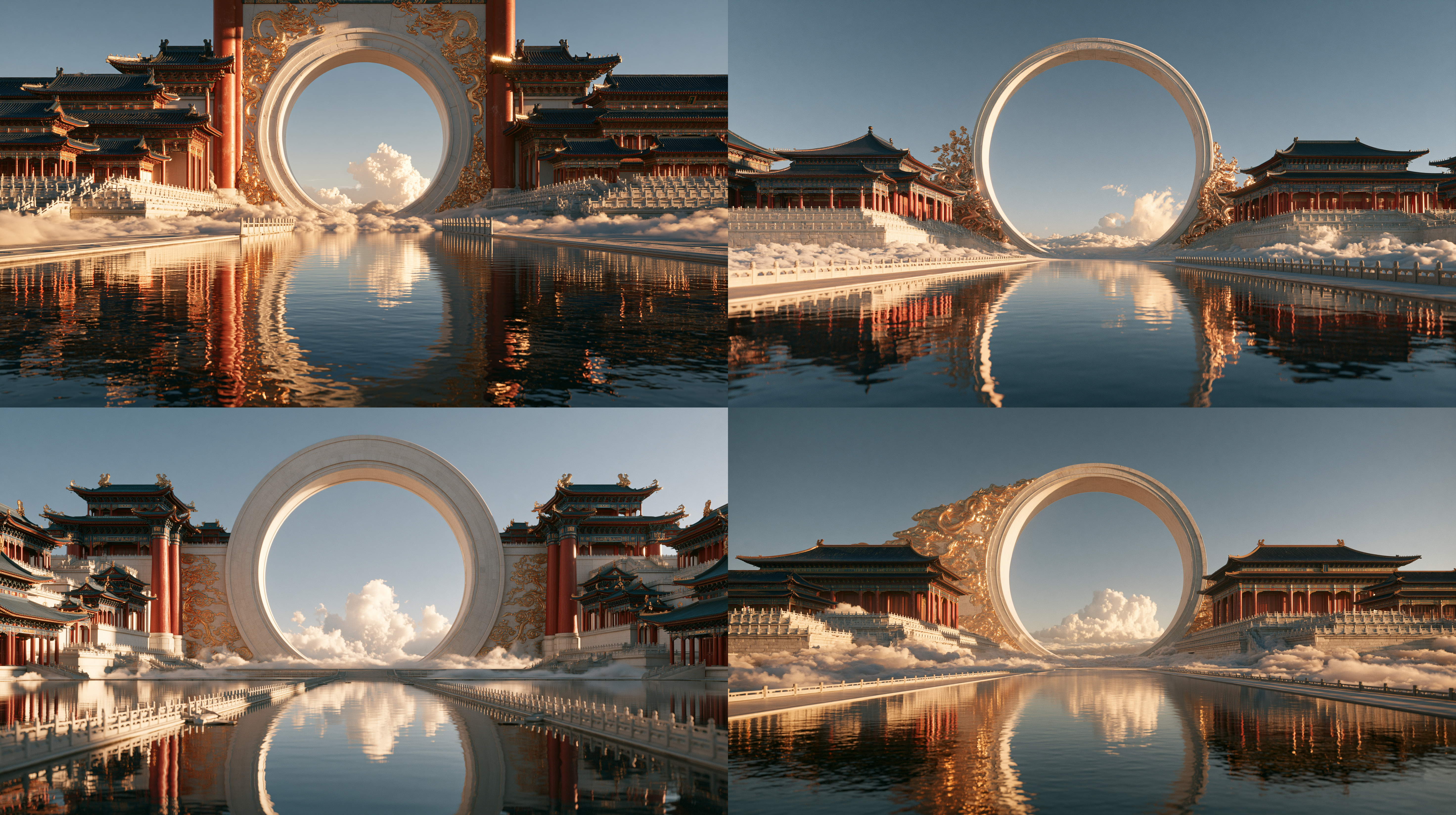电影感中国神话3D动画，一座无法窥尽边界的太古仙…