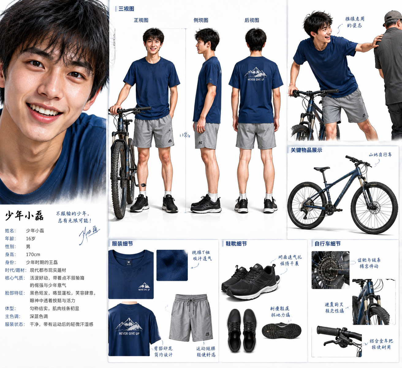 铅笔线稿 + 彩色铅笔淡彩 + 真人写实五官 +…