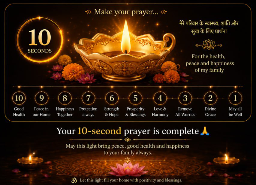 Make your prayer